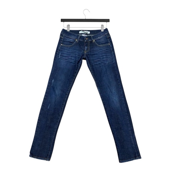 Denim - MET Jeans “Made in Italy” Low Rise Skinny Distressed Stretch Jeans 29x31 LNWT